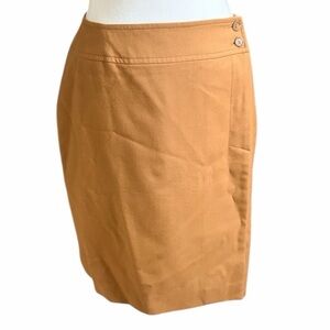 Embassy Row Tan Women's Pencil Skirt